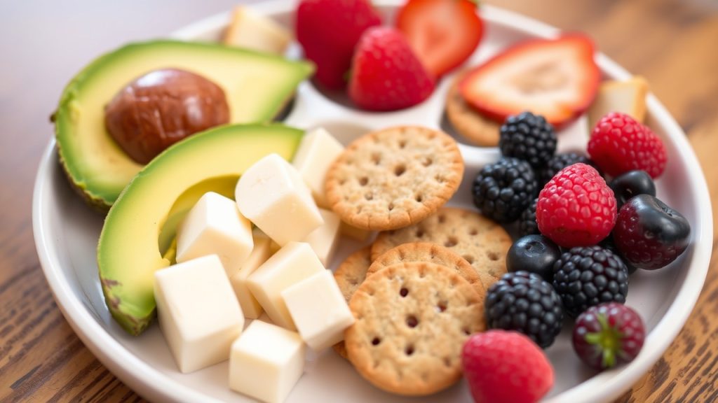 Easy lunch ideas for toddlers with nutritious foods like avocado, berries, and whole grains.