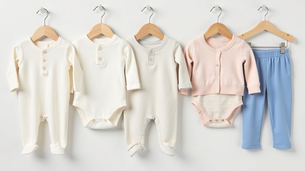 Baby Gap styles for newborns, including onesies, sweaters, and baby pants, highlighting the best baby clothes for new parents.