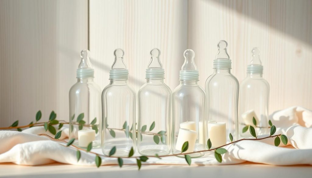 Glass baby bottles