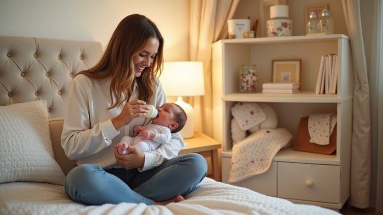 A neatly arranged collection of baby feeding essentials, including bottles, bibs, a breast pump, and baby food jars, showcasing must-have items for new parents, as outlined in the article titled 'Baby Feeding Essentials for New Parents.' The items are displayed on a clean surface, emphasizing practicality and organization in preparing for baby feeding.